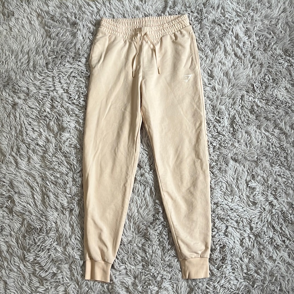 Pale Pink Gymshark Sweatpant Joggers. Size Small.